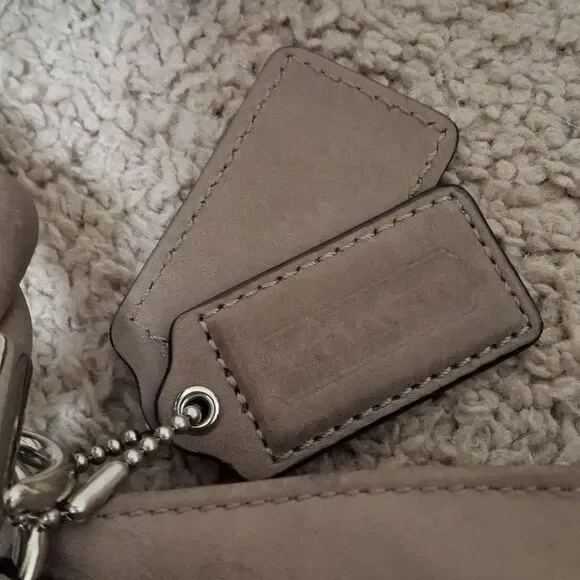 Coach Silver Sophia Madison Grey Shoulder Bag Purse J1293-F22563 - Picture 2 of 7